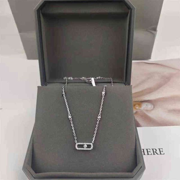 2022 new french classic ladies necklace sliding single diamond fashion noble luxury jewelry holiday gift g220713, Silver
2022 new french classic ladies necklace sliding single diamond fashion noble luxury jewelry holiday gift g220713, Silver