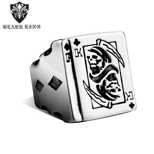 titanium steel sickle death ring playing card creative ring casting titanium steel ring, Silver
titanium steel sickle death ring playing card creative ring casting titanium steel ring, Silver