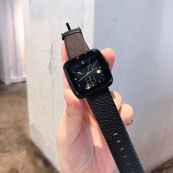 small gugu korean trend fashion atmosphere square watch ladies quartz belt six-pin watch, Slivery;brown
small gugu korean trend fashion atmosphere square watch ladies quartz belt six-pin watch, Slivery;brown