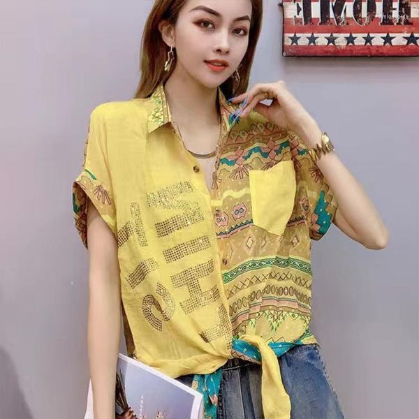 women's t shirts tie dye printed vintage patchwork fashion plus-size show thin tees, White
women's t shirts tie dye printed vintage patchwork fashion plus-size show thin tees, White