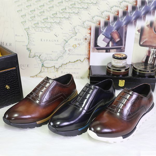 men's casual sports shoes are high-end handmade and artificially colored, Red;white
men's casual sports shoes are high-end handmade and artificially colored, Red;white