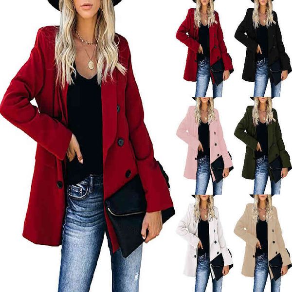women's suits & blazers 2022 autumn winter button coat open lapel cardigan temperament suit women a2oi, White;black
women's suits & blazers 2022 autumn winter button coat open lapel cardigan temperament suit women a2oi, White;black