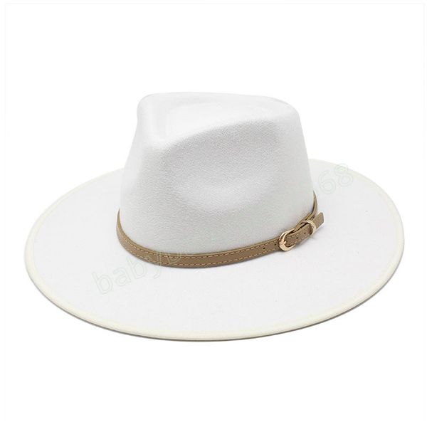 fashion women winter wool fedora hat men simple wide brim vintage felt jazz hats new trilby cap, Yellow
fashion women winter wool fedora hat men simple wide brim vintage felt jazz hats new trilby cap, Yellow