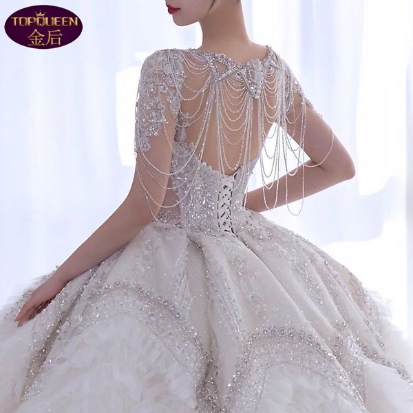 wedding accessories jewelry celebrity luxury shoulder chain tassel baroque pure handmade pendant diamond rhinestone neck chain bridal neckla, White
wedding accessories jewelry celebrity luxury shoulder chain tassel baroque pure handmade pendant diamond rhinestone neck chain bridal neckla, White