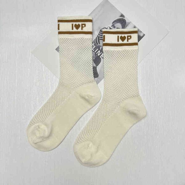 classic letter love brand calf socks fashion hosiery spring summer mesh hollowed hosierys designer middle tube sock 57si, Black;white
classic letter love brand calf socks fashion hosiery spring summer mesh hollowed hosierys designer middle tube sock 57si, Black;white