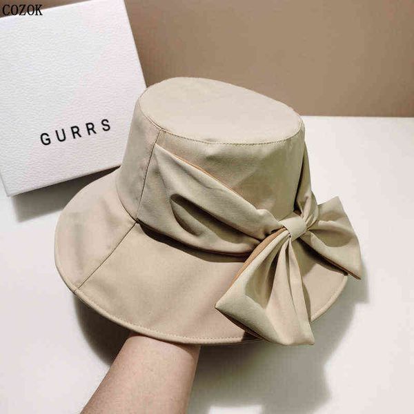 summer small face bucket hat bow shading sunscreen women cap fashion trend wild deportes y ocio sombreros de mujer bonnets for y220702, Blue;gray
summer small face bucket hat bow shading sunscreen women cap fashion trend wild deportes y ocio sombreros de mujer bonnets for y220702, Blue;gray
