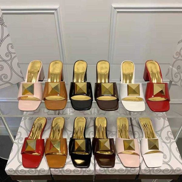 women's high-heeled sandals in the summer of 2022 the new european and american square head metal rivet leisure beach flat bott, Black
women's high-heeled sandals in the summer of 2022 the new european and american square head metal rivet leisure beach flat bott, Black