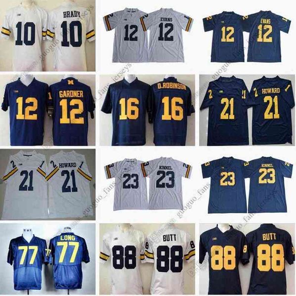 ncaa michigan wolverines football jersey tom brady chris evans denard robinson desmond howard tyree kinnel jacke long jake butt high quality, Black
ncaa michigan wolverines football jersey tom brady chris evans denard robinson desmond howard tyree kinnel jacke long jake butt high quality, Black