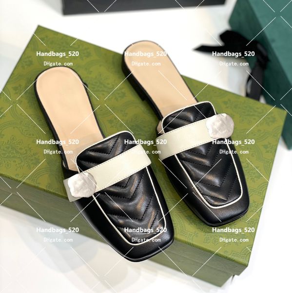 classic leather slippers fashion luxury flat heel for women shoes with box summer beach indoor outdoor sandals, Black
classic leather slippers fashion luxury flat heel for women shoes with box summer beach indoor outdoor sandals, Black