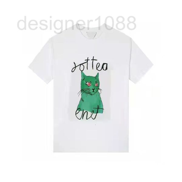 women's t-shirt designer correct version tested 2022 new summer b family hand-painted cat version men's and women's short sle, White
women's t-shirt designer correct version tested 2022 new summer b family hand-painted cat version men's and women's short sle, White