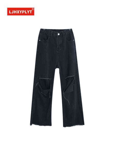 raw edge ripped black jeans women's summer new retro simple loose wide-leg straight mopping pants neutral denim trousers female l220726, Blue
raw edge ripped black jeans women's summer new retro simple loose wide-leg straight mopping pants neutral denim trousers female l220726, Blue