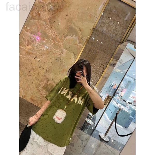 women's t-shirt designer chaopai 22 early spring new fashion graffiti brush printed letters round neck casual short sleeve il9y, White
women's t-shirt designer chaopai 22 early spring new fashion graffiti brush printed letters round neck casual short sleeve il9y, White