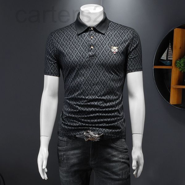 men's t-shirts designer 2022 spring summer men's mercerized cotton lapel short sleeve t-shirt slim fit printed youth casual half s, White;black
men's t-shirts designer 2022 spring summer men's mercerized cotton lapel short sleeve t-shirt slim fit printed youth casual half s, White;black