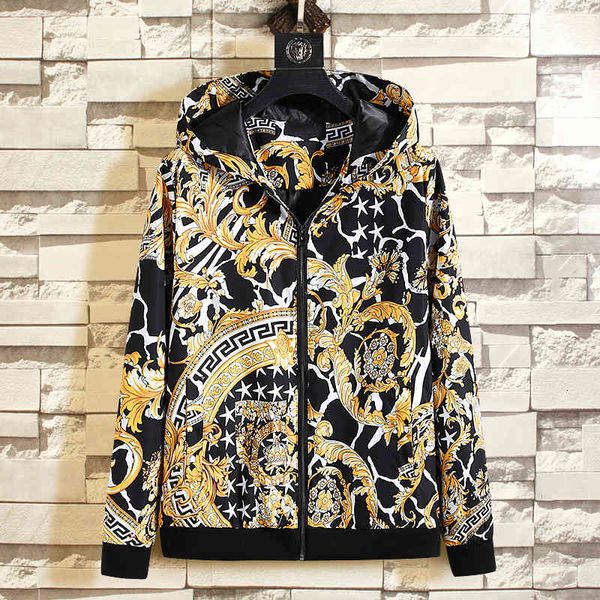 men's jackets spring and autumn jacket men's fashion hooded printed cardigan zipper has long been in stock vbrs, Black;brown
men's jackets spring and autumn jacket men's fashion hooded printed cardigan zipper has long been in stock vbrs, Black;brown