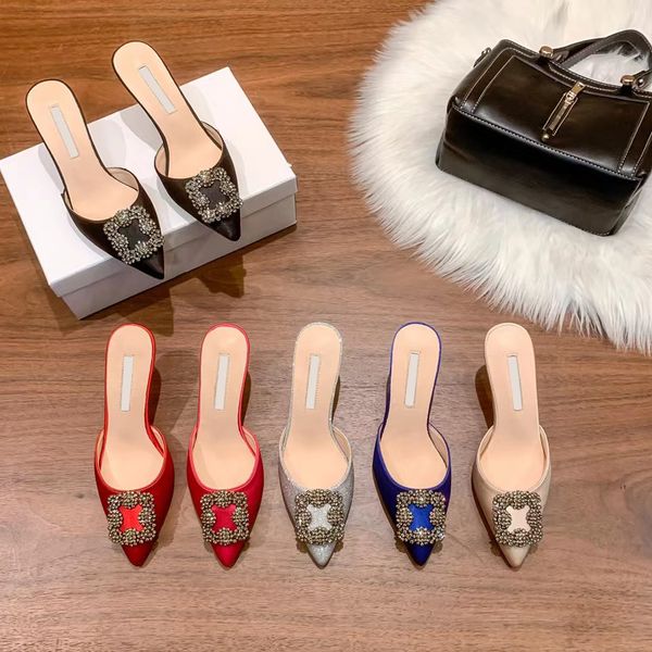 designers heels women sandals luxurys slippers dress shoes party wedding shoe temperament sandal heel height 6.5cm versatile solid diamond c, Black
designers heels women sandals luxurys slippers dress shoes party wedding shoe temperament sandal heel height 6.5cm versatile solid diamond c, Black