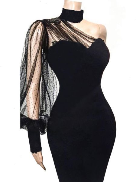 one shoulder slope long sleeve dress black mesh patchwork party transparent women vestido bodycon event backless celebrate, Black;gray
one shoulder slope long sleeve dress black mesh patchwork party transparent women vestido bodycon event backless celebrate, Black;gray