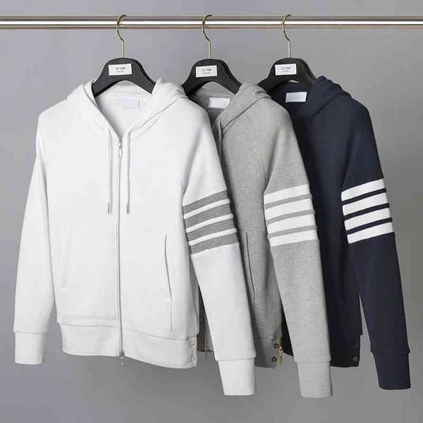 20 autumn and winter new tb classic sweater for men women lovers four bar hooded cardigan jacket men's, Black
20 autumn and winter new tb classic sweater for men women lovers four bar hooded cardigan jacket men's, Black