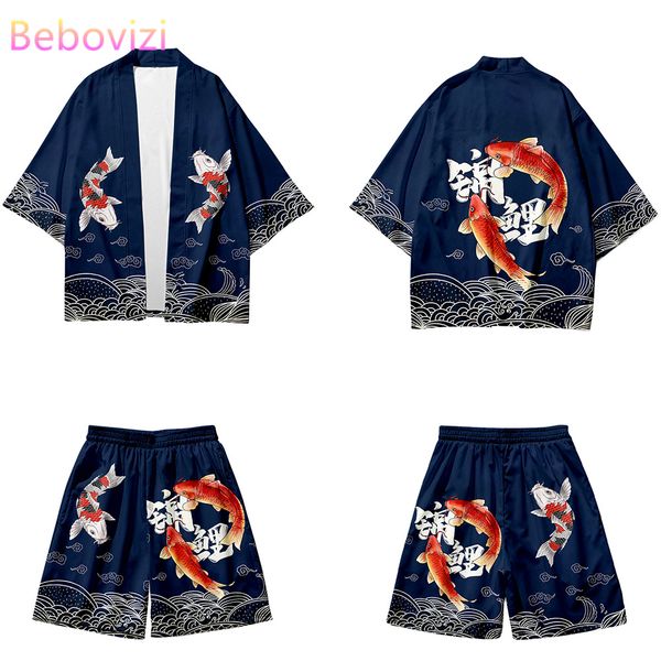 vintage carp blue kimono shorts sets chinese style two-piece suit japan cardigan cosplay yukata harajuku haori asian clothing, Red
vintage carp blue kimono shorts sets chinese style two-piece suit japan cardigan cosplay yukata harajuku haori asian clothing, Red