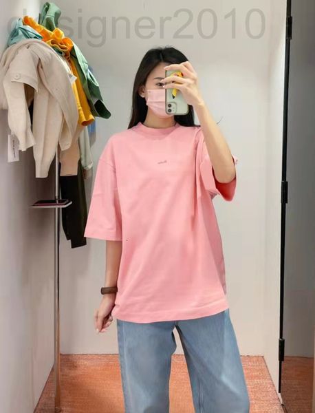 women's t-shirt designer 2022 spring and summer new swedish minority ac chest letter round neck t-shirt solid color loose backing short, White
women's t-shirt designer 2022 spring and summer new swedish minority ac chest letter round neck t-shirt solid color loose backing short, White