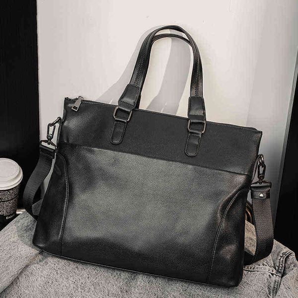 black soft pu leather briefcase for men business classic laphandbag male travel shoulder messenger bag mallette 220706
black soft pu leather briefcase for men business classic laphandbag male travel shoulder messenger bag mallette 220706