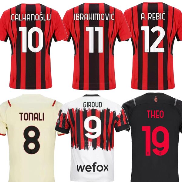 ibrahimovic theo soccer jersey mens home away 4th ac giroud bennacer kessie romagnoli calhanoglu tonali rebic milans football shirt uniforms, Black;yellow
ibrahimovic theo soccer jersey mens home away 4th ac giroud bennacer kessie romagnoli calhanoglu tonali rebic milans football shirt uniforms, Black;yellow