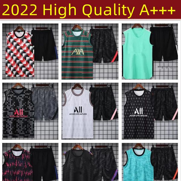 2022 summer shirt soccer vest football kits jerseys sancho haaland pique ansu fati lewandowski sane mbappe hakimi elliott mohamed gabriela p, Black;yellow
2022 summer shirt soccer vest football kits jerseys sancho haaland pique ansu fati lewandowski sane mbappe hakimi elliott mohamed gabriela p, Black;yellow