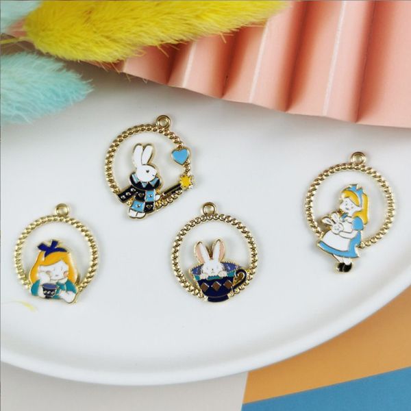 jinglang enamel cartoon girl rabbit charms pendant handmade findings bracelet keychain earrings for jewelry making, Bronze;silver
jinglang enamel cartoon girl rabbit charms pendant handmade findings bracelet keychain earrings for jewelry making, Bronze;silver