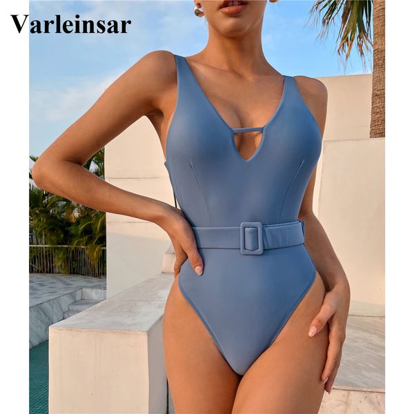 2022 new backless monokini women swimwear one piece swimsuit female with belt high cut bather bathing suit swim lady v2986, White;black
2022 new backless monokini women swimwear one piece swimsuit female with belt high cut bather bathing suit swim lady v2986, White;black