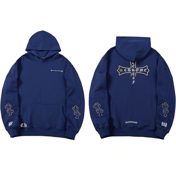 brand classic mens fashion sweatshirts ch designer hoodies horseshoe cross print jacket women casual quality luxury pullover hooded loose h, Black 
brand classic mens fashion sweatshirts ch designer hoodies horseshoe cross print jacket women casual quality luxury pullover hooded loose h, Black