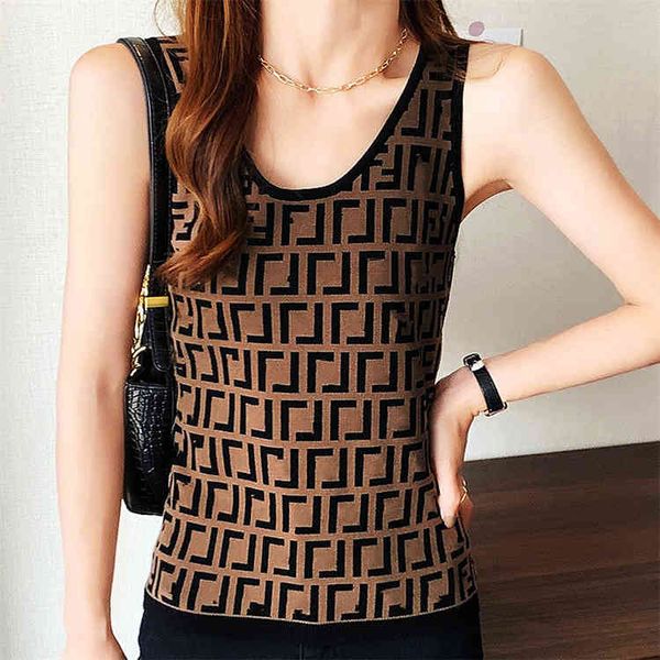 spring summer new letters versatile knitted vest suspender blouse female knitting, White
spring summer new letters versatile knitted vest suspender blouse female knitting, White