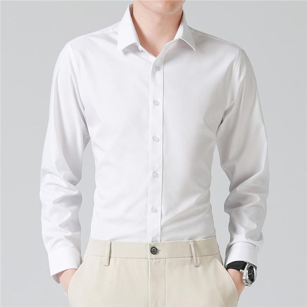 men's casual shirts men's spring and autumn long sleeve trend solid color slim fit large size business 2022 black, White;black
men's casual shirts men's spring and autumn long sleeve trend solid color slim fit large size business 2022 black, White;black