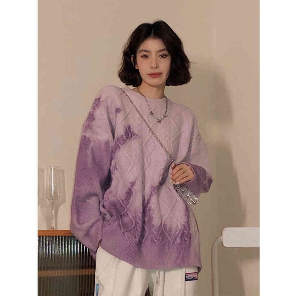 women's knits & tees all match fried dough twist sweater woman wear autumn loose, lazy wind, jacket x06d, White
women's knits & tees all match fried dough twist sweater woman wear autumn loose, lazy wind, jacket x06d, White