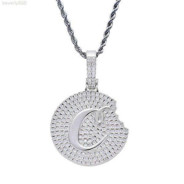 18k gold plaated cooki pendant necklace iced out cubic zircon mens hip hop bling jewelry wholale 8g4p, Silver
18k gold plaated cooki pendant necklace iced out cubic zircon mens hip hop bling jewelry wholale 8g4p, Silver