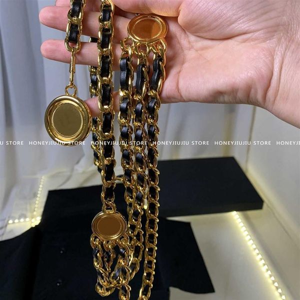 famous brand vintage 24k gold chain belts for women goth fashion designer luxury jewelry trendy 210628222n, Black;brown
famous brand vintage 24k gold chain belts for women goth fashion designer luxury jewelry trendy 210628222n, Black;brown