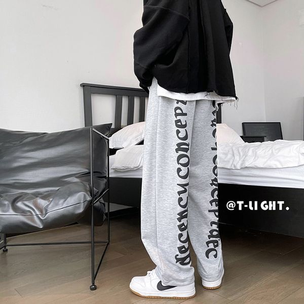 colored letter printed pants men spring harajuku streetwear men loose hip hop sweatpants casual ankle-banded pants 220613, Black
colored letter printed pants men spring harajuku streetwear men loose hip hop sweatpants casual ankle-banded pants 220613, Black