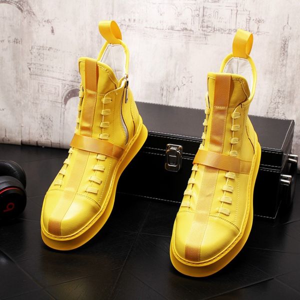 2022 high-men's casual shoes platform sports boots men's network celebrity zapatos hombre b55, Black
2022 high-men's casual shoes platform sports boots men's network celebrity zapatos hombre b55, Black