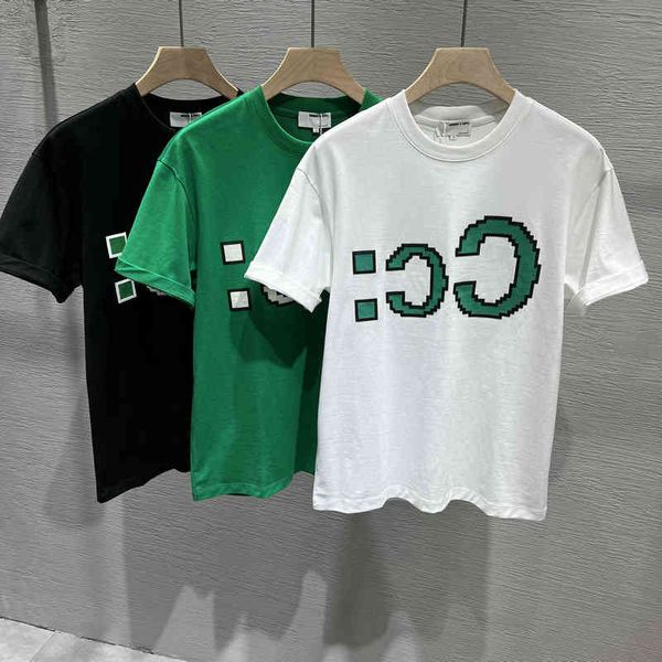 fashion brand short sleeve men's round neck new half t-shirt summer 2022, White;black
fashion brand short sleeve men's round neck new half t-shirt summer 2022, White;black