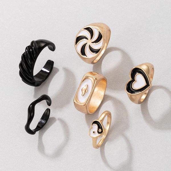 cluster rings boho enamel adjustable open set for women heart flower geometric statement knuckle finger party jewelry wholesale, Golden;silver
cluster rings boho enamel adjustable open set for women heart flower geometric statement knuckle finger party jewelry wholesale, Golden;silver