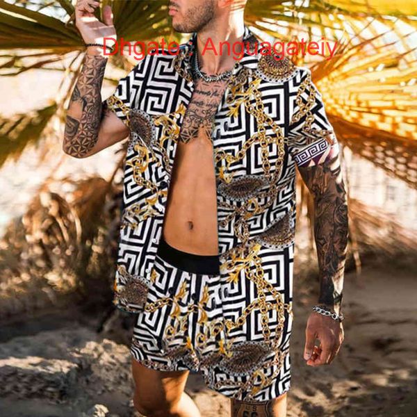 summer casual men's shirts tracksuit hawaiian sets t-shirts printing luxury swim short sleeve button men shirt suit vacation beach fash, White;black
summer casual men's shirts tracksuit hawaiian sets t-shirts printing luxury swim short sleeve button men shirt suit vacation beach fash, White;black