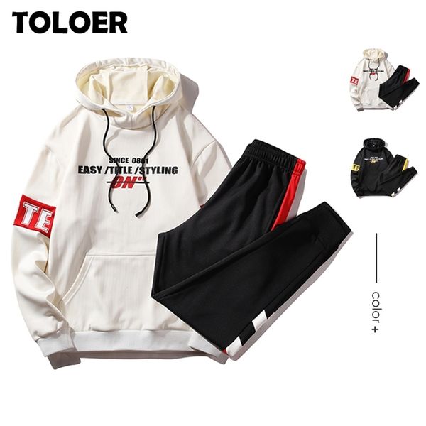 tracksuit set men spring autumn sporting suit hooded sweatshirts pant hip hop patchwork two piece set for men sweatsuit clothing lj201117, Gray
tracksuit set men spring autumn sporting suit hooded sweatshirts pant hip hop patchwork two piece set for men sweatsuit clothing lj201117, Gray