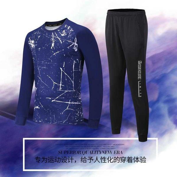 2019 new round neck long sleeve badminton men's women's volleyball fast drying sportswear running suit, Black
2019 new round neck long sleeve badminton men's women's volleyball fast drying sportswear running suit, Black