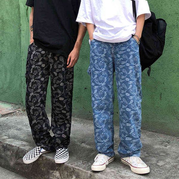 punk loose fashion new street hip hop embroidery jeans casual straight leg retro men and women jeans vintage jeans streetwear t220726, Blue
punk loose fashion new street hip hop embroidery jeans casual straight leg retro men and women jeans vintage jeans streetwear t220726, Blue
