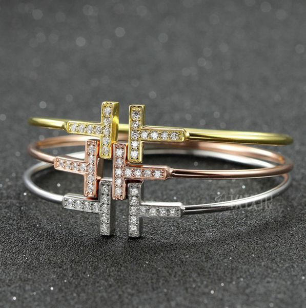 adjustable plated gold bracelet cz bangles crystal pulsera double t shaped metal cuff bracelets bangle open cross charm for women or men d15, Black
adjustable plated gold bracelet cz bangles crystal pulsera double t shaped metal cuff bracelets bangle open cross charm for women or men d15, Black