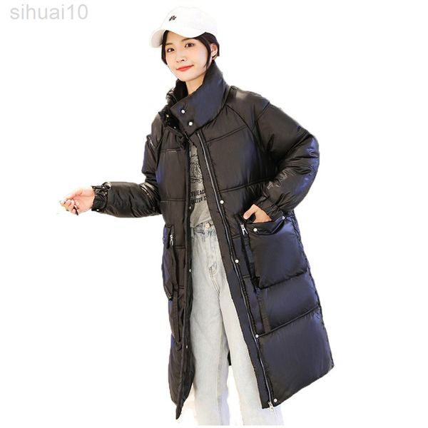 loose down cotton coat women winter new fashion stand-up collar warmth mid-length temperament cotton jacket n1422 l220730, Black
loose down cotton coat women winter new fashion stand-up collar warmth mid-length temperament cotton jacket n1422 l220730, Black