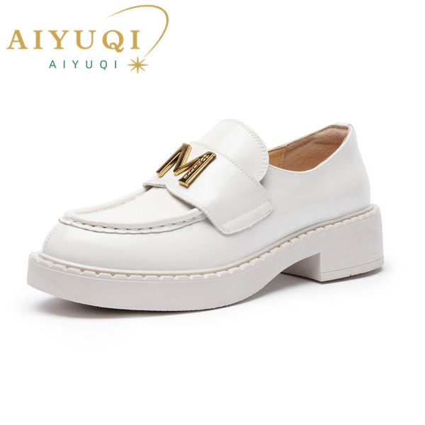 aiyuqi women loafers genuine leather latest british style school girl shoes fashion thick-soled round toe women oxford shoes, Black
aiyuqi women loafers genuine leather latest british style school girl shoes fashion thick-soled round toe women oxford shoes, Black