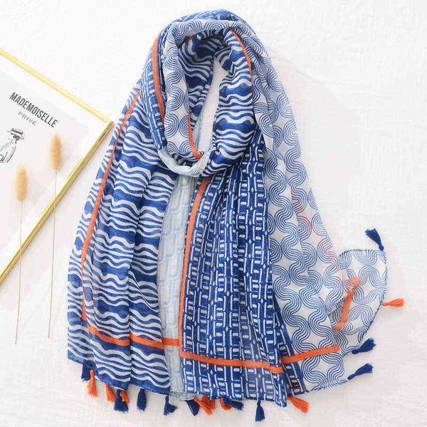 spring and summer beach towel bali gauze thin scarf geometric color matching soft cotton linen hand feeling silk, Blue;gray
spring and summer beach towel bali gauze thin scarf geometric color matching soft cotton linen hand feeling silk, Blue;gray