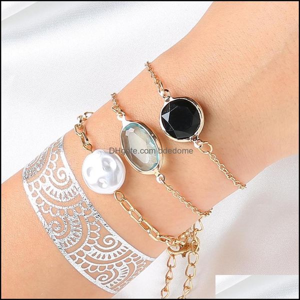 charm bracelets jewelry s1639 fashion 3pcs/set bracelet faux pearl beads pendant set drop delivery 2021 dhxks, Golden;silver
charm bracelets jewelry s1639 fashion 3pcs/set bracelet faux pearl beads pendant set drop delivery 2021 dhxks, Golden;silver