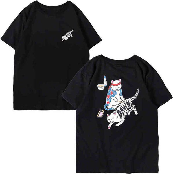 american classic fashion brand ripndip mens t shirts designer animal cat t-shirts couple minority women tshirt oversize tees summer short s, White;black
american classic fashion brand ripndip mens t shirts designer animal cat t-shirts couple minority women tshirt oversize tees summer short s, White;black