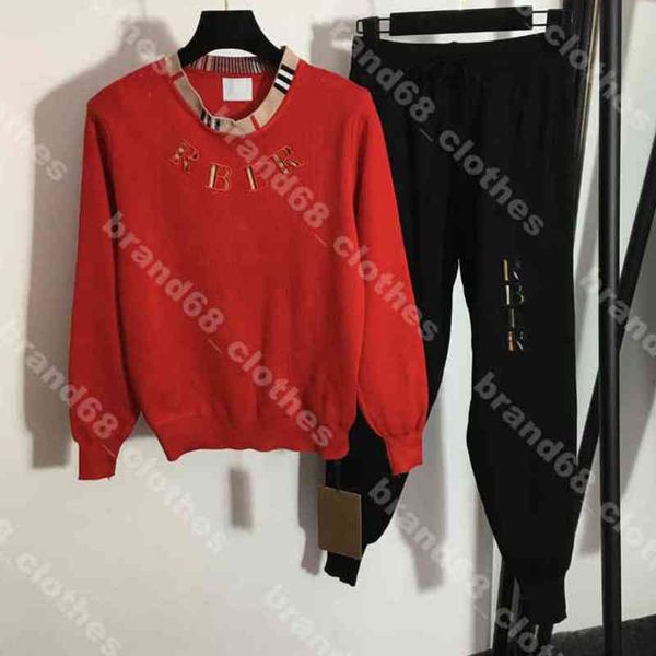 designer luxury tracksuits women clothes wool knit pullover simple fall sweater sportswear two piece pants set bu..rry brand logo long sleev, Gray
designer luxury tracksuits women clothes wool knit pullover simple fall sweater sportswear two piece pants set bu..rry brand logo long sleev, Gray