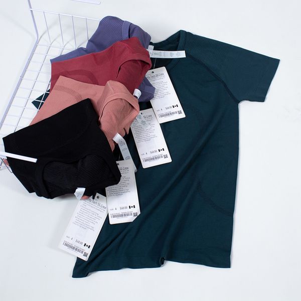 classic lulu fashion tight yoga t shirts brand short sleeve women gym fitness sportswear vest workout sports t-shirts lu tees y2i5, White
classic lulu fashion tight yoga t shirts brand short sleeve women gym fitness sportswear vest workout sports t-shirts lu tees y2i5, White